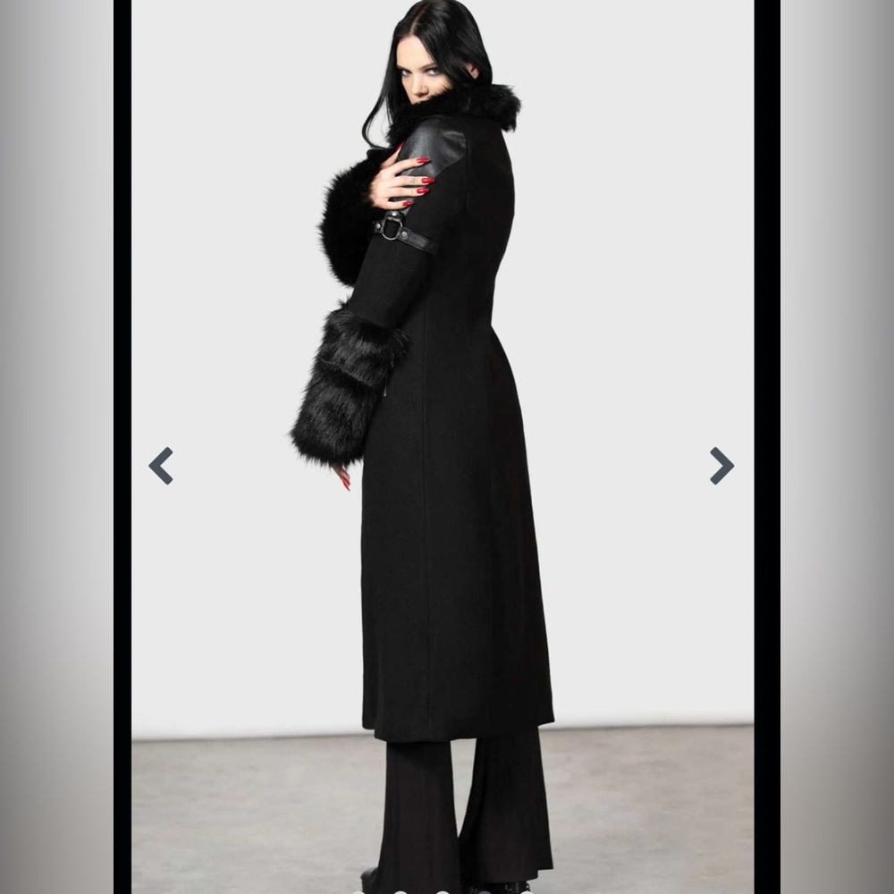 Killstar Madame mayhem penny lane coat size extra large - Picture 2 of 8